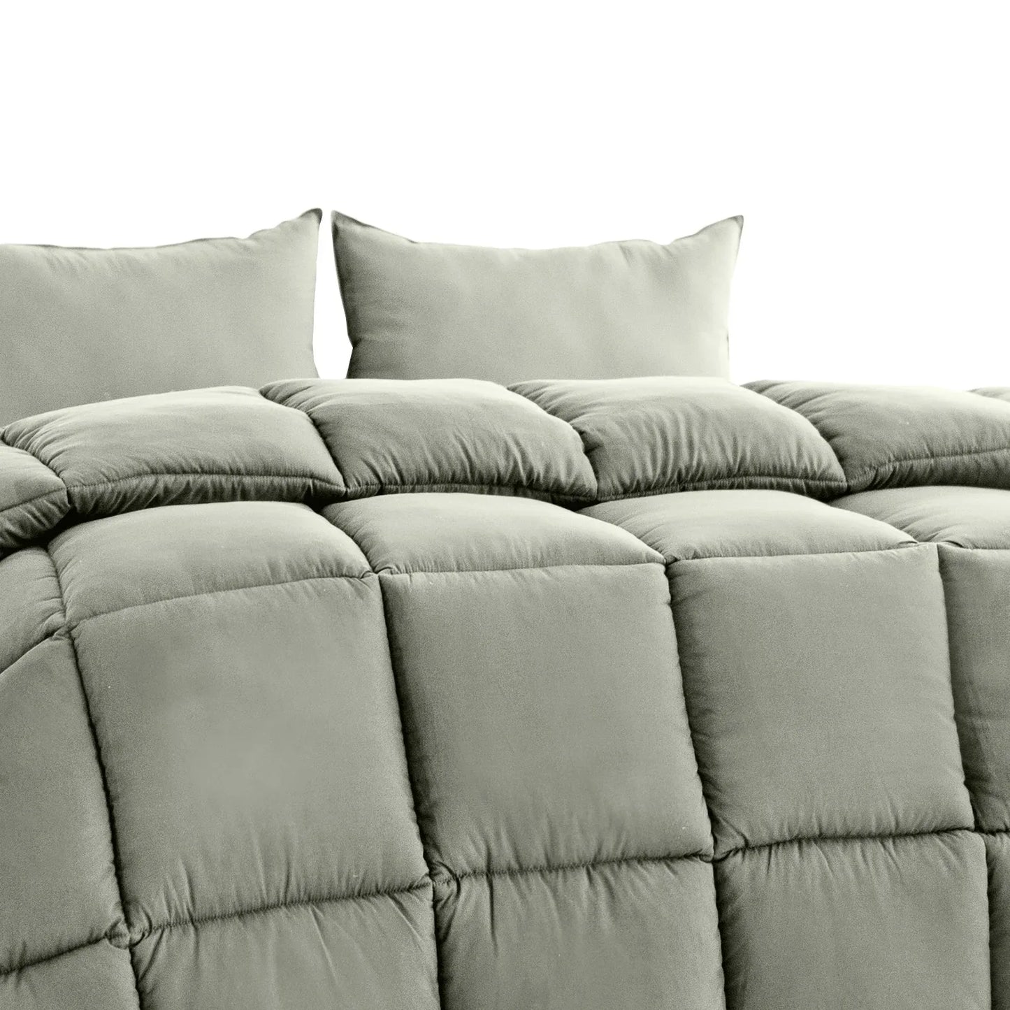 Royal Comfort 350GSM Charcoal Bamboo Quilt Luxury Bedding Duvet All Seasons - King - Charcoal - Mekamart Australia