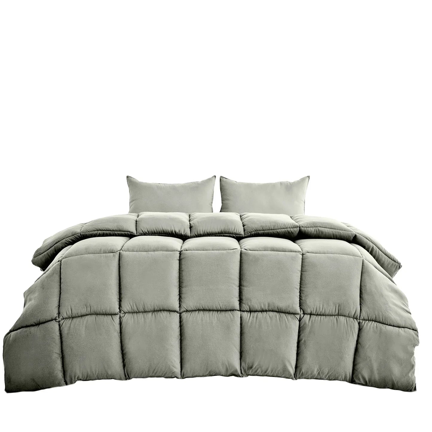 Royal Comfort 350GSM Charcoal Bamboo Quilt Luxury Bedding Duvet All Seasons - King - Charcoal - Mekamart Australia