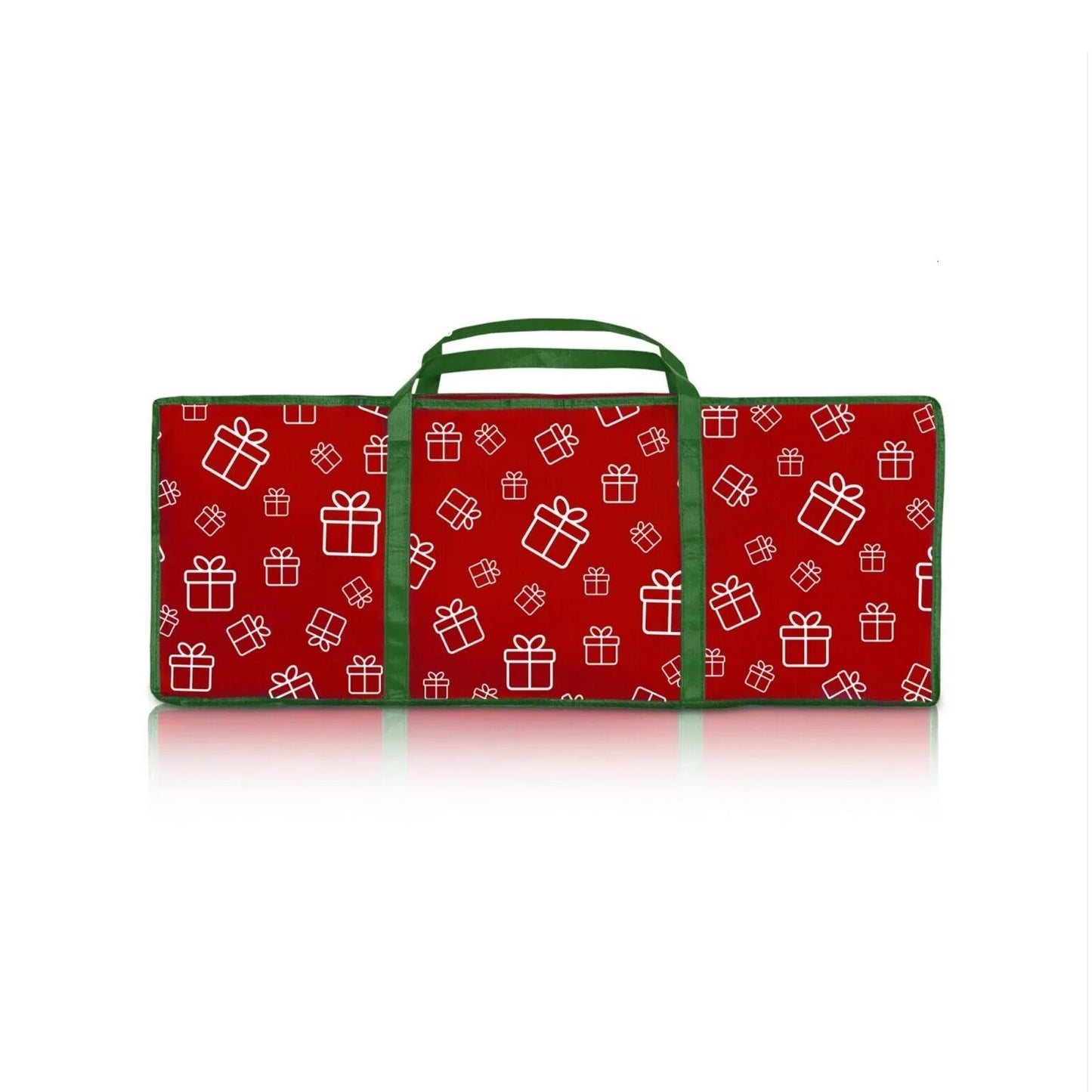 Santa's Helper Printed Christmas Paper Storage Bag With 5 Rolls and Scissors Set - Mekamart Australia