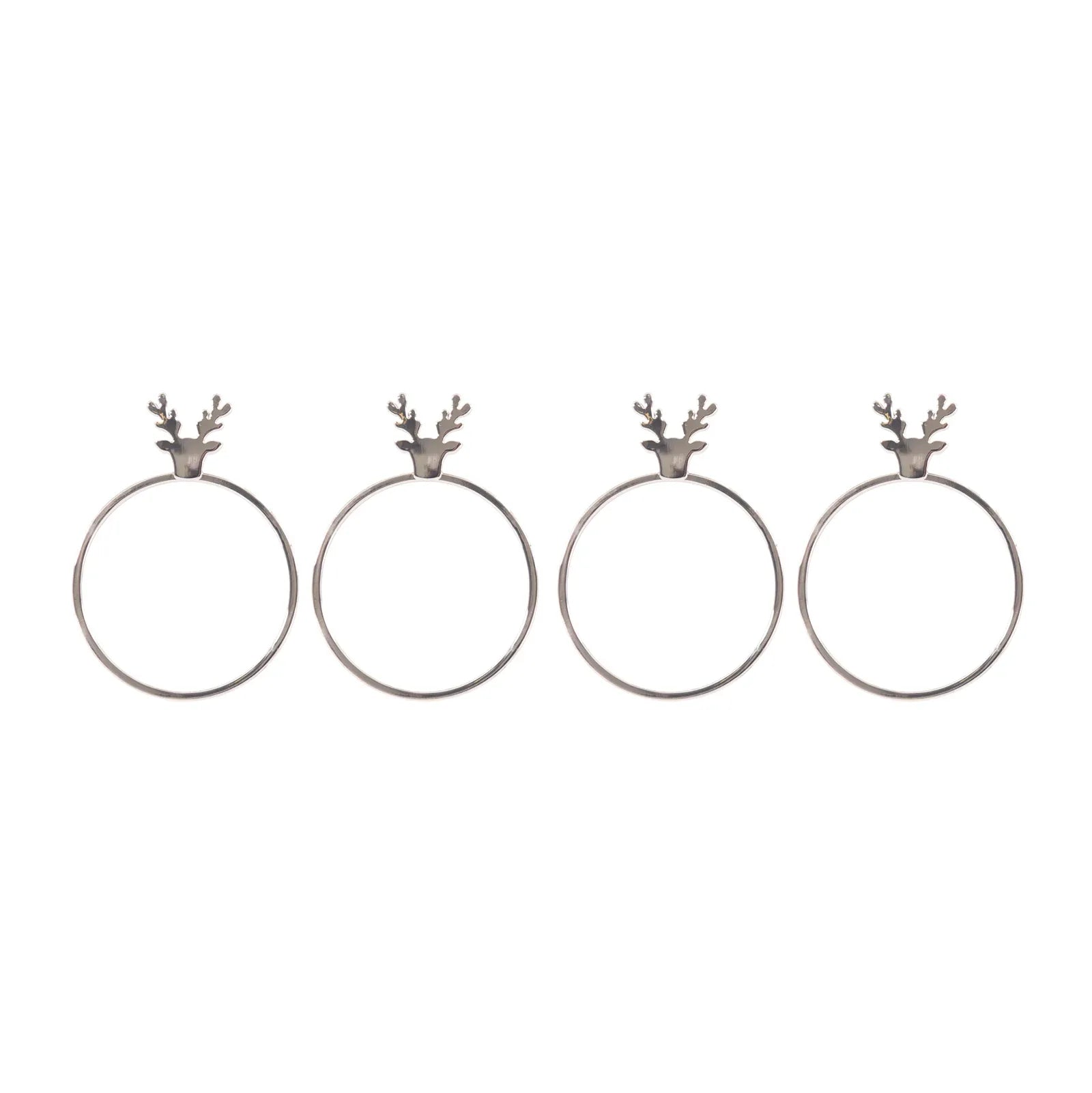 Bread and Butter Napkin Rings - Stag Head - 4 Pack - Mekamart Australia