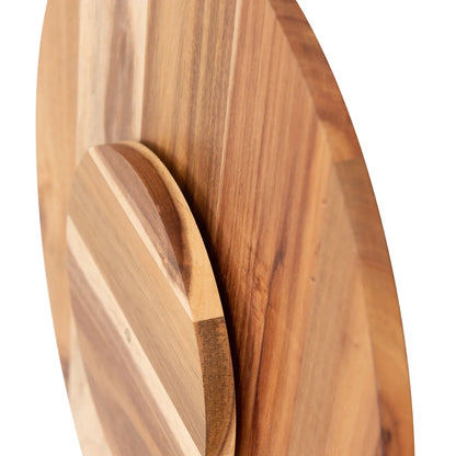 Bread and Butter 18 Inch Wooden Lazy Susan Tray - Trees - Mekamart Australia