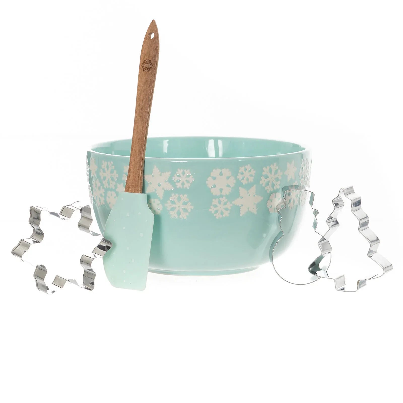 Bread and Butter Electroplate Icy Snowflake Mini Mix Bowl Set - Mekamart Australia