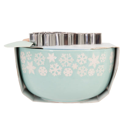 Bread and Butter Electroplate Icy Snowflake Mini Mix Bowl Set - Mekamart Australia