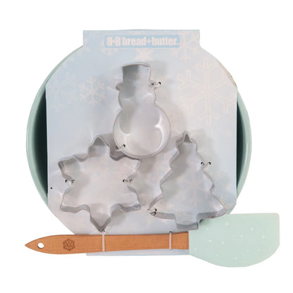 Bread and Butter Electroplate Icy Snowflake Mini Mix Bowl Set - Mekamart Australia