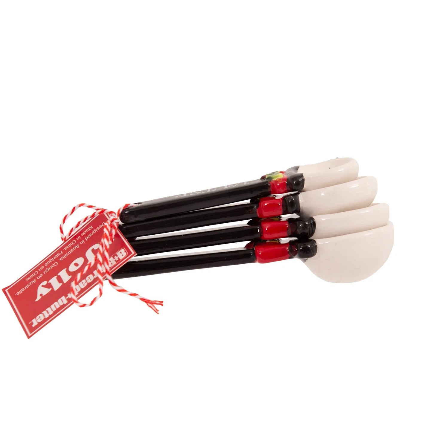 Bread and Butter Snowman Spoons 4 Pack - Mekamart Australia