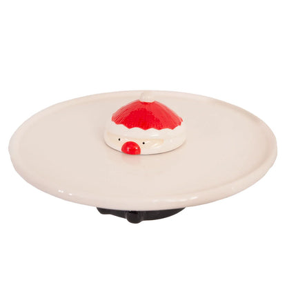 Bread and Butter Santa Footed Cake Plate 29 x 12.5cm - Mekamart Australia