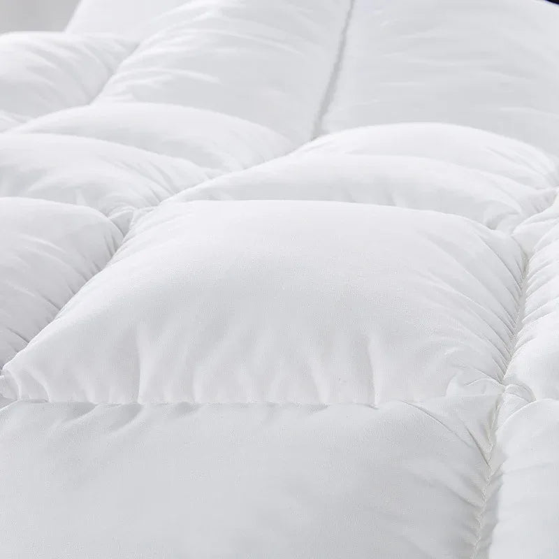 500GSM Soft Goose Feather Down Quilt Duvet 95% Feather 5% Down All-Seasons - Queen - White - Mekamart Australia