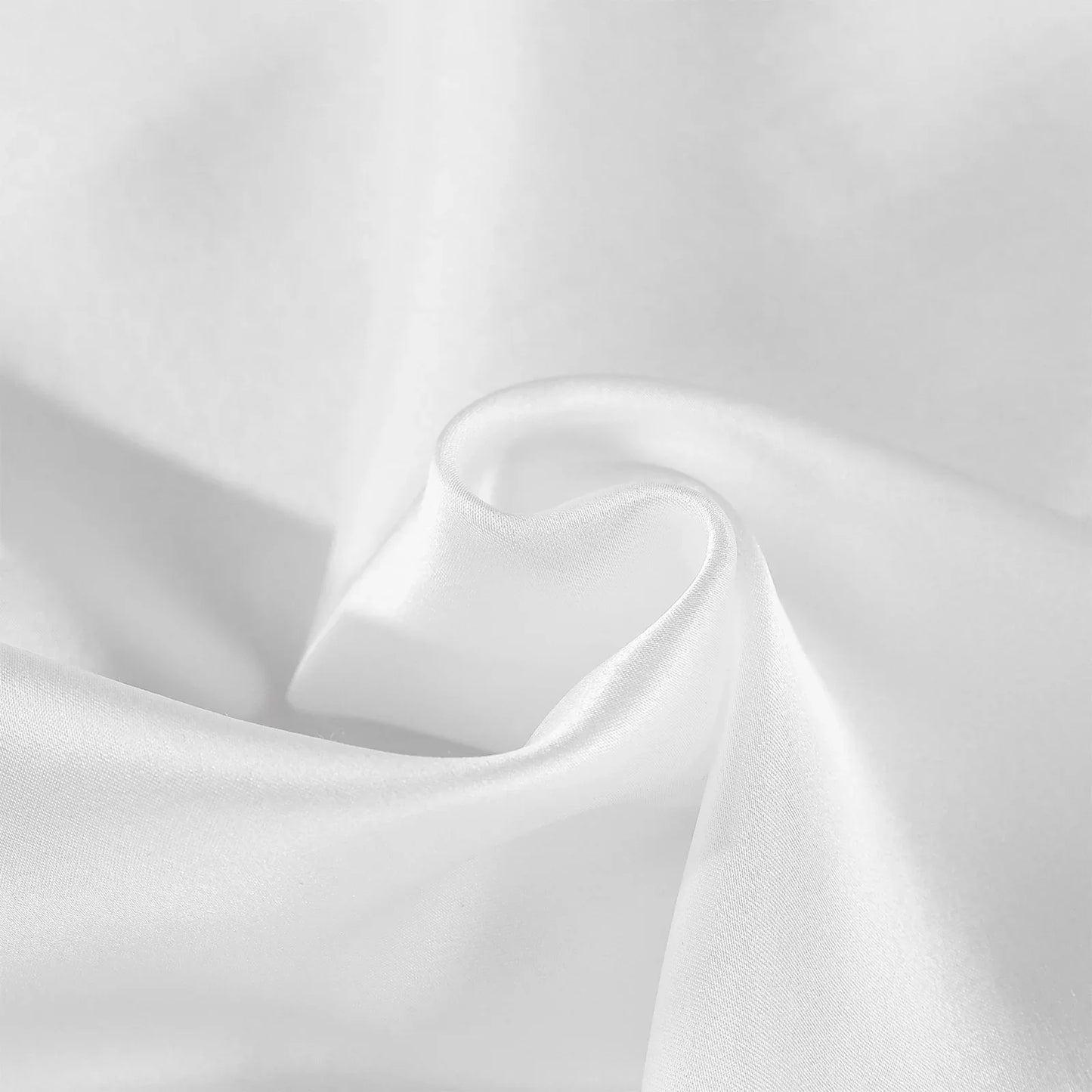 Royal Comfort Mulberry Soft Silk Hypoallergenic Pillowcase Twin Pack 51 x 76cm - White - Mekamart Australia