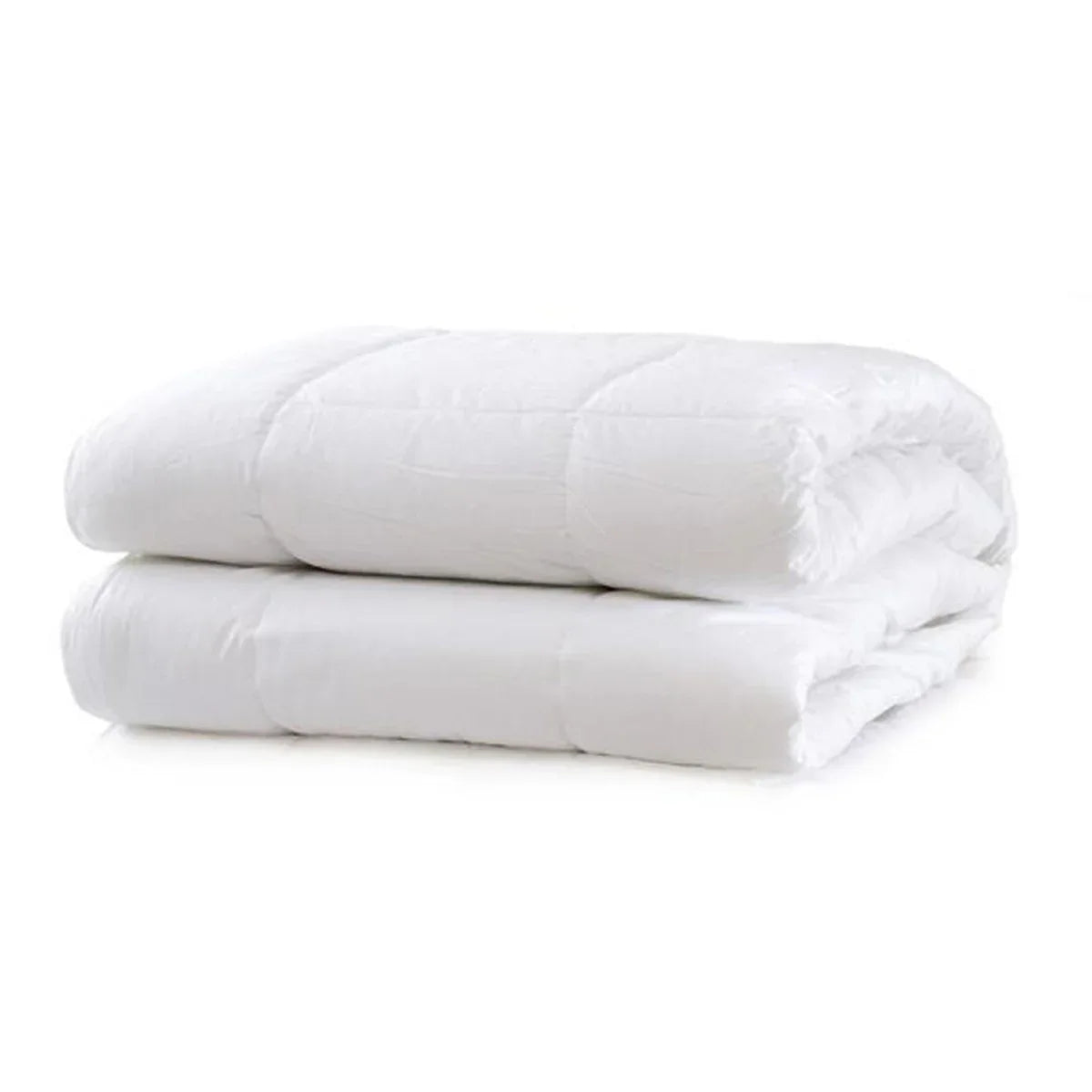 Royal Comfort Fitted Foam Cover Underlay Goose Mattress Topper 1000GSM - King - White - Mekamart Australia