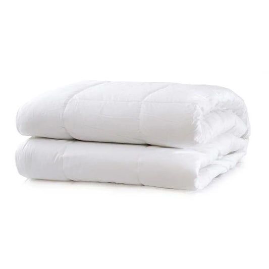 Royal Comfort Fitted Foam Cover Underlay Goose Mattress Topper 1000GSM - King - White - Mekamart Australia