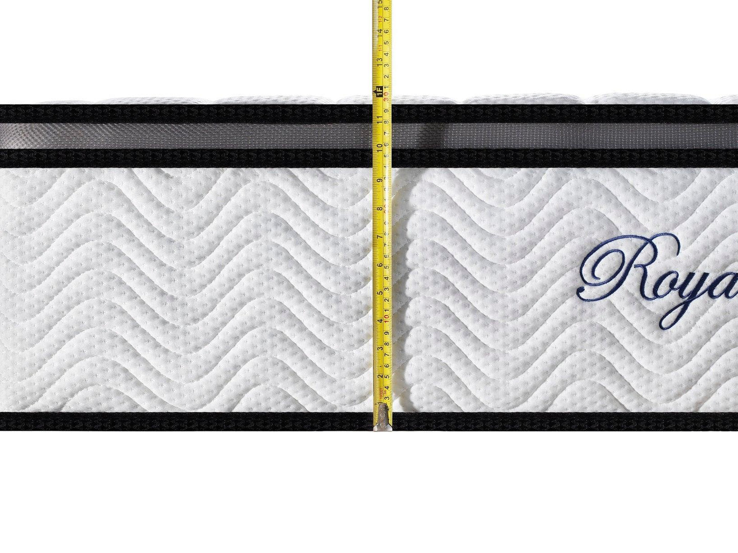 Ergopedic Mattress 5 Zone Latex Pocket Spring Mattress In A Box 30cm - Queen - White Grey Black - Mekamart Australia