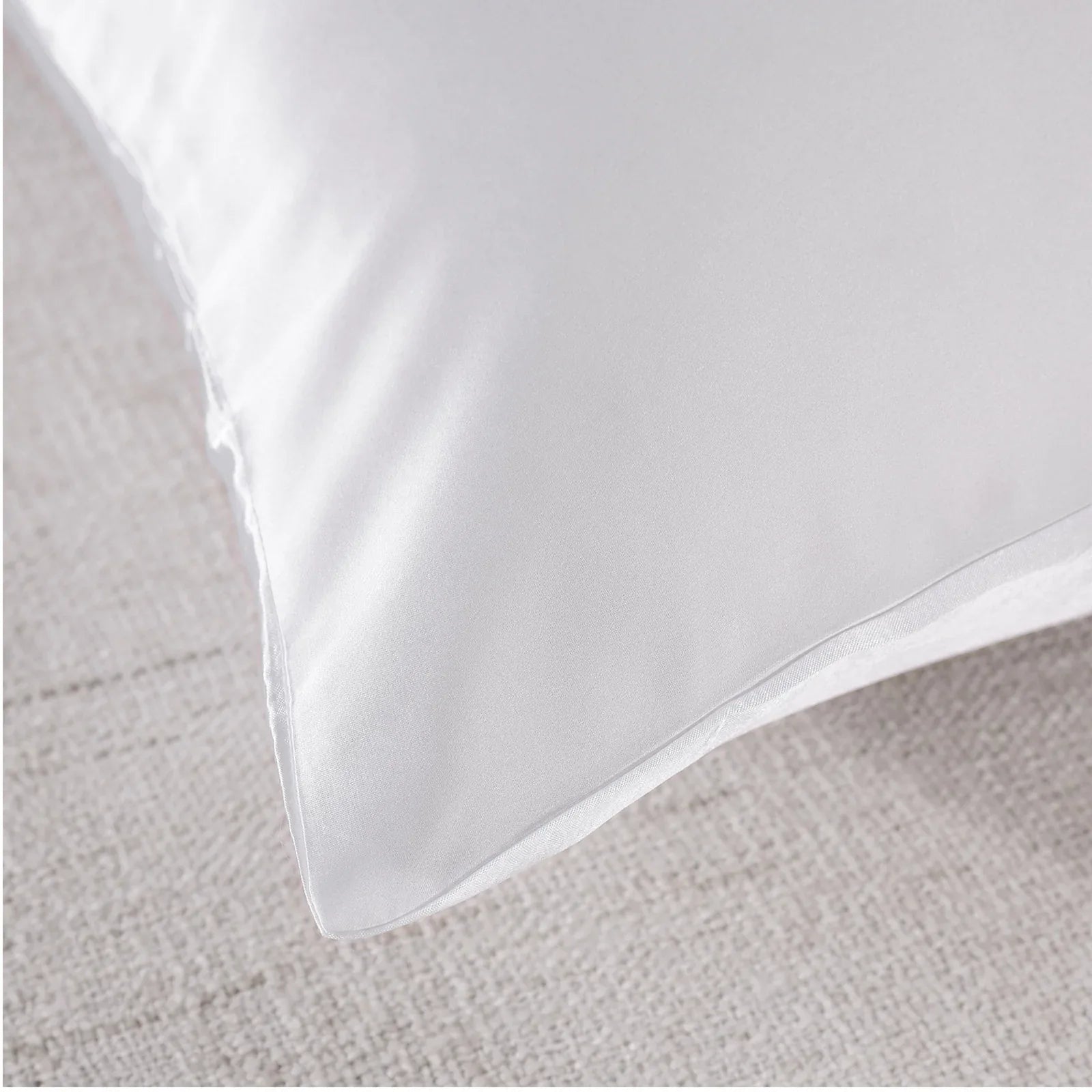 Royal Comfort Pure Silk Pillow Case 100% Mulberry Silk Hypoallergenic Pillowcase - White - Mekamart Australia
