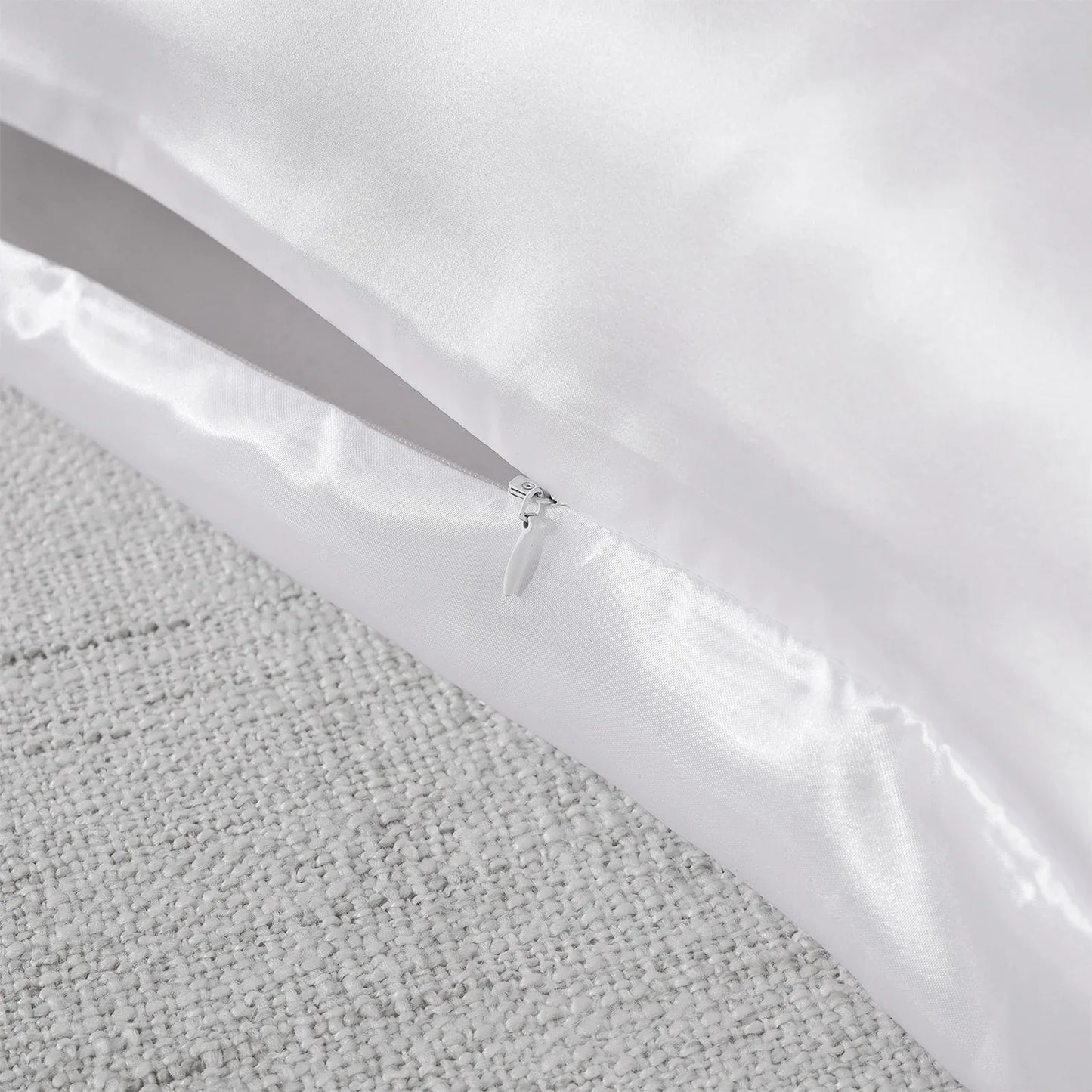 Royal Comfort Pure Silk Pillow Case 100% Mulberry Silk Hypoallergenic Pillowcase - White - Mekamart Australia
