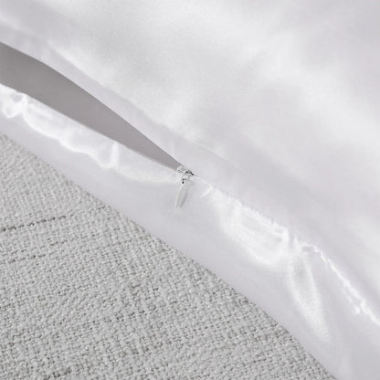 Royal Comfort Pure Silk Pillow Case 100% Mulberry Silk Hypoallergenic Pillowcase - White - Mekamart Australia