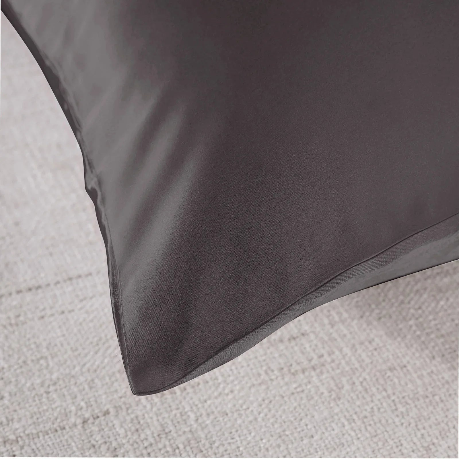 Royal Comfort Pure Silk Pillow Case 100% Mulberry Silk Hypoallergenic Pillowcase - Charcoal - Mekamart Australia