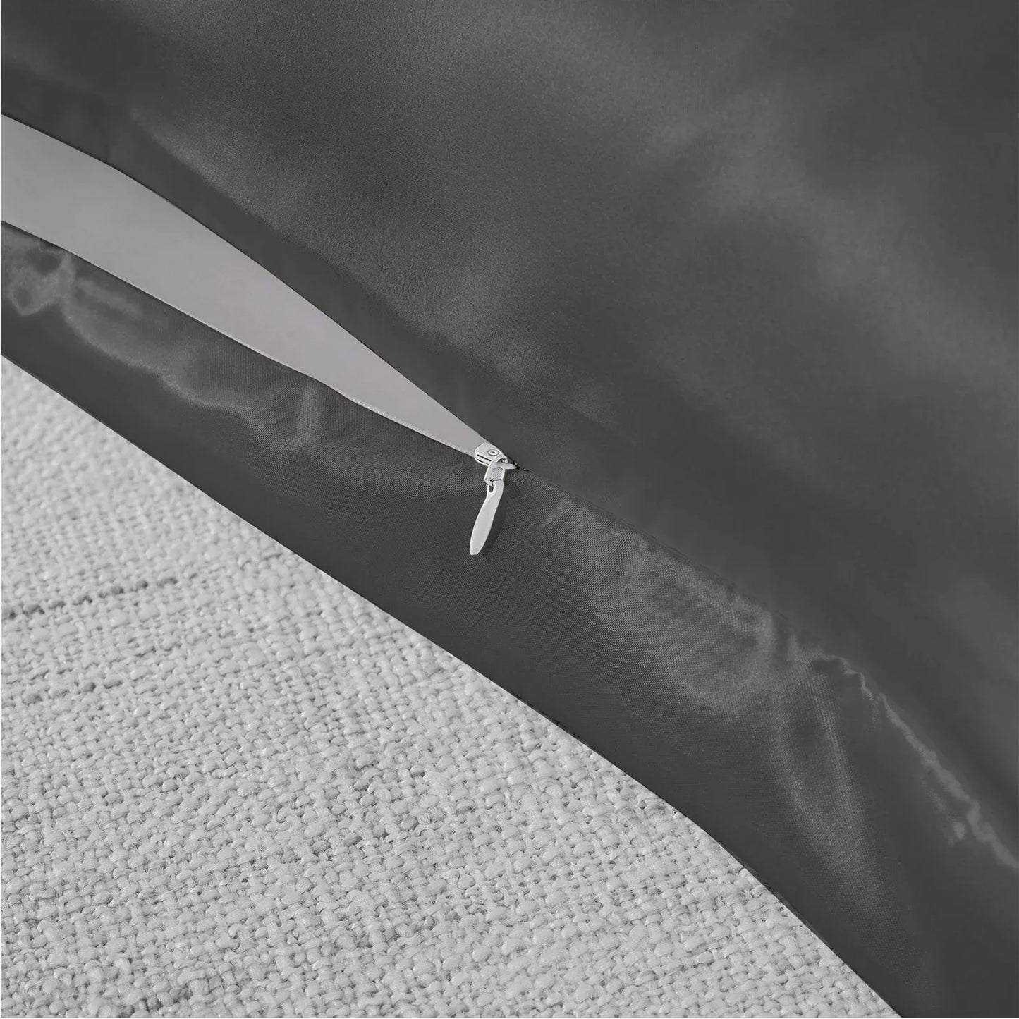 Royal Comfort Pure Silk Pillow Case 100% Mulberry Silk Hypoallergenic Pillowcase - Charcoal - Mekamart Australia