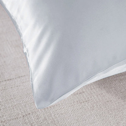 Royal Comfort Pure Silk Pillow Case 100% Mulberry Silk Hypoallergenic Pillowcase - Silver - Mekamart Australia