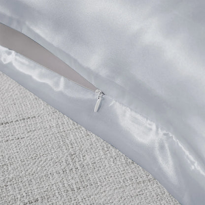 Royal Comfort Pure Silk Pillow Case 100% Mulberry Silk Hypoallergenic Pillowcase - Silver - Mekamart Australia