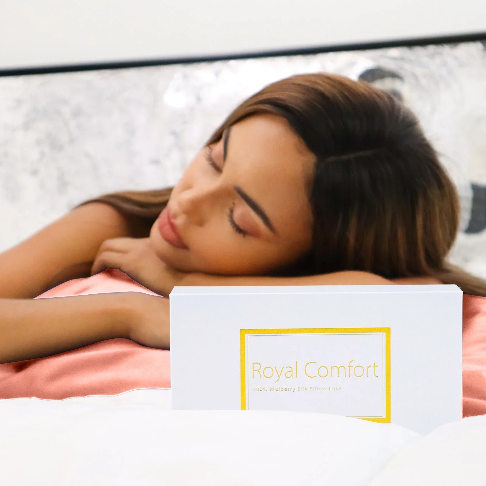 Royal Comfort Pure Silk Pillow Case 100% Mulberry Silk Hypoallergenic Pillowcase - Blush - Mekamart Australia