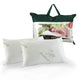 Royal Comfort Luxury Bamboo Covered Memory Foam Pillow Twin Pack Hypoallergenic - Mekamart Australia