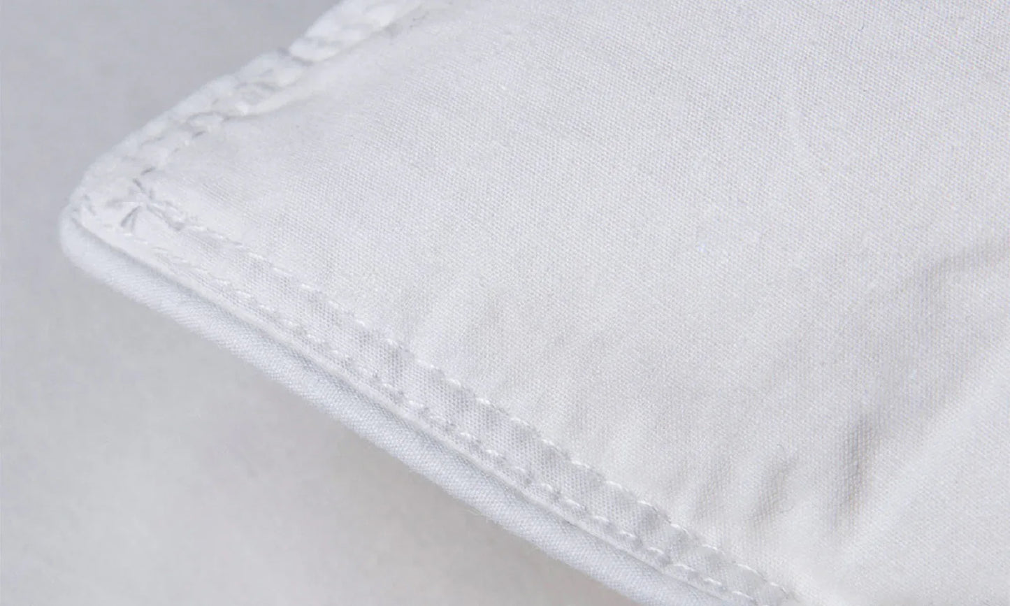 50% Duck Feather & 50% Duck Down Quilt 500GSM + Duck Pillows Twin Pack Combo - Double - White - Mekamart Australia