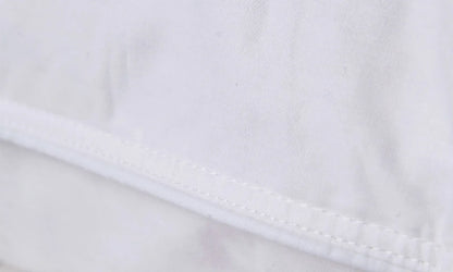 50% Duck Feather & 50% Duck Down Quilt 500GSM + Duck Pillows Twin Pack Combo - Double - White - Mekamart Australia