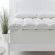 Royal Comfort 1800GSM Duck Feather Down Topper And 1000GSM 2 Duck Pillows Set - Queen - White - Mekamart Australia