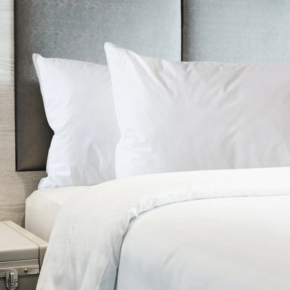 Royal Comfort 1800GSM Duck Feather Down Topper And 1000GSM 2 Duck Pillows Set - Queen - White - Mekamart Australia
