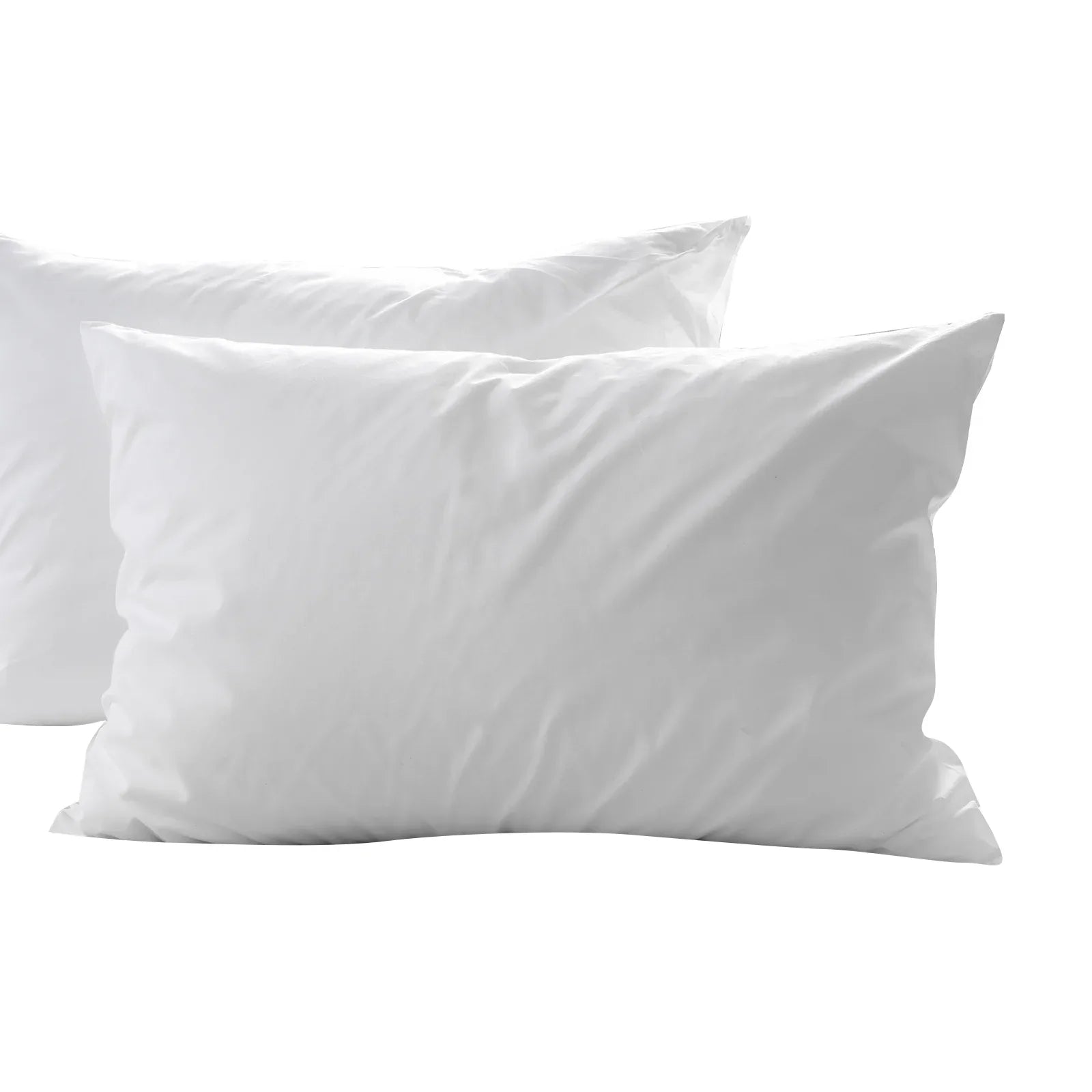 Royal Comfort 1800GSM Duck Feather Down Topper And 1000GSM 2 Duck Pillows Set - Queen - White - Mekamart Australia