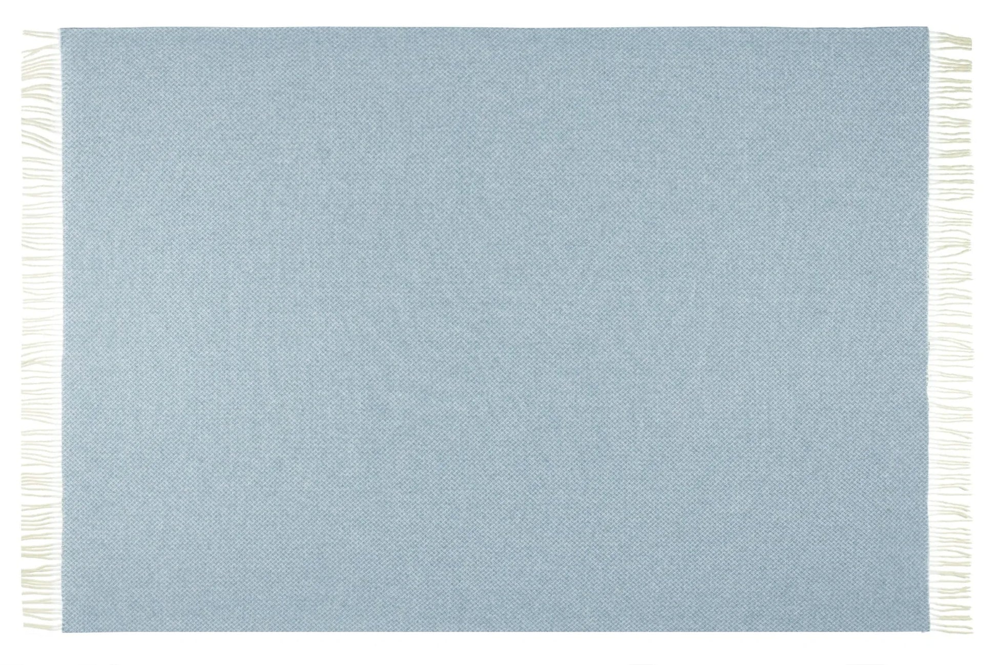 Chiswick Throw - Merino Wool/Cashmere - Blue - Mekamart Australia
