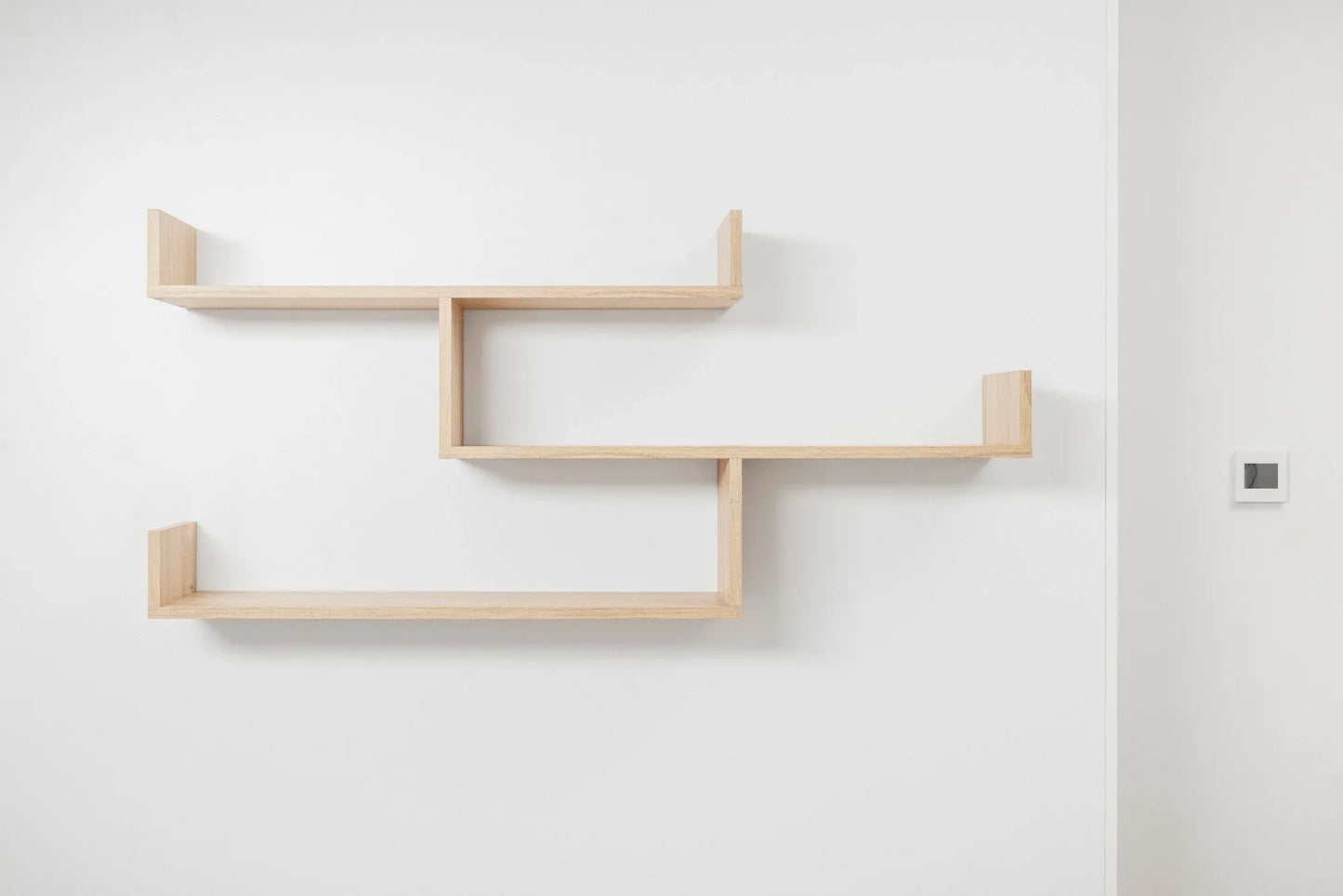 ZURICH MULTI LEVEL SHELF KIT (OAK) - Mekamart Australia