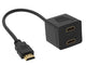 ASTROTEK HDMI Splitter Cable 15cm - v1.4 Male to 2x Female Amplifier Duplicator Full HD 3D - Mekamart Australia