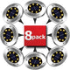 8 Pack LED Solar Pathway Lights Outdoor Solar Ground Lights (Warm White) - Mekamart Australia