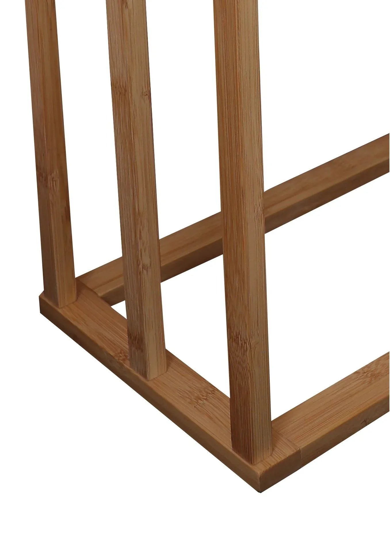 Bamboo Towel Bar Holder Rack 3-Tier Freestanding for Bathroom and Bedroom - Mekamart Australia