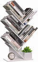 CARLA HOME 5-Tier Tree Bookshelf Storage Rack for Home Office or Bedroom (White) - Mekamart Australia