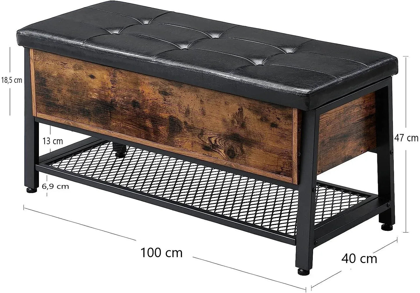 2 Tier Shoe Storage Bench - Mekamart Australia