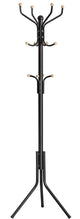 Metal Coat Rack Stand Hat Hanger, Black, 182cm - Mekamart Australia