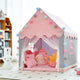 Kids Play Tent Wigwam Large Pink Princess Castle - Mekamart Australia