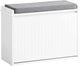 Hallway Shoe Bench Rack Cabinet Seat Cushion - Mekamart Australia