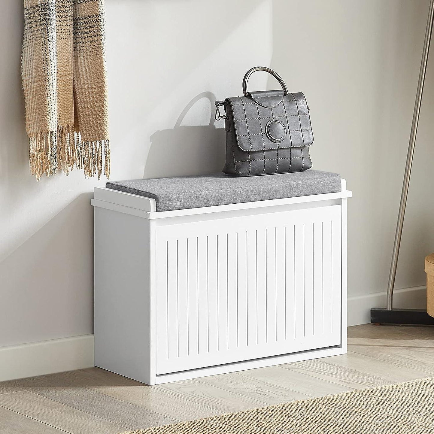 Hallway Shoe Bench Rack Cabinet Seat Cushion - Mekamart Australia