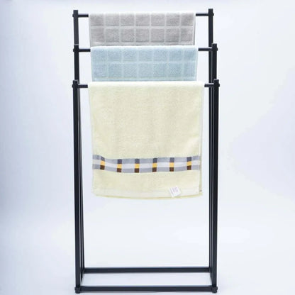 3 Tier Metal Towel Rack Freestanding Bathroom Organizer Rail - Mekamart Australia