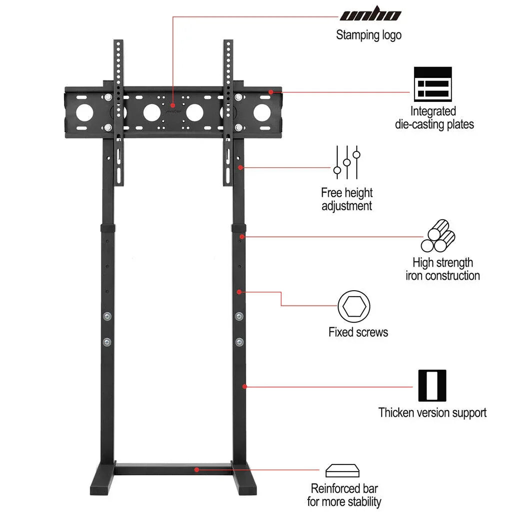 TV Stand Base Mount Bracket Swivel for 32-65 LED LCD Screen - Mekamart Australia