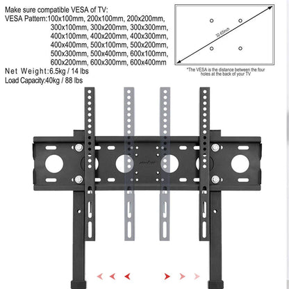 TV Stand Base Mount Bracket Swivel for 32-65 LED LCD Screen - Mekamart Australia