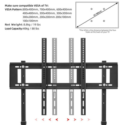 TV Stand Base Mount Bracket Swivel for 32-100 LED LCD - Mekamart Australia
