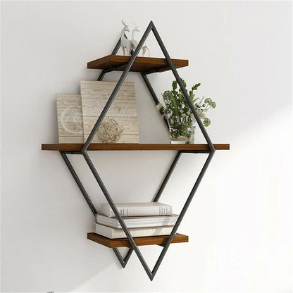 Vintage Rustic Wooden Floating Shelves - Mekamart Australia