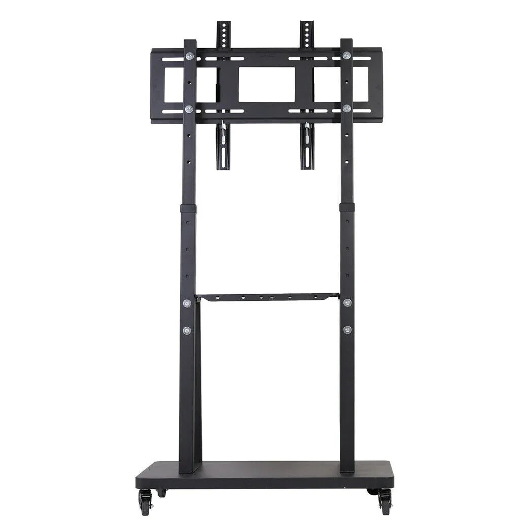 32-80 Rolling TV Stand with 2-Tier Shelf Adjustable Mount - Mekamart Australia