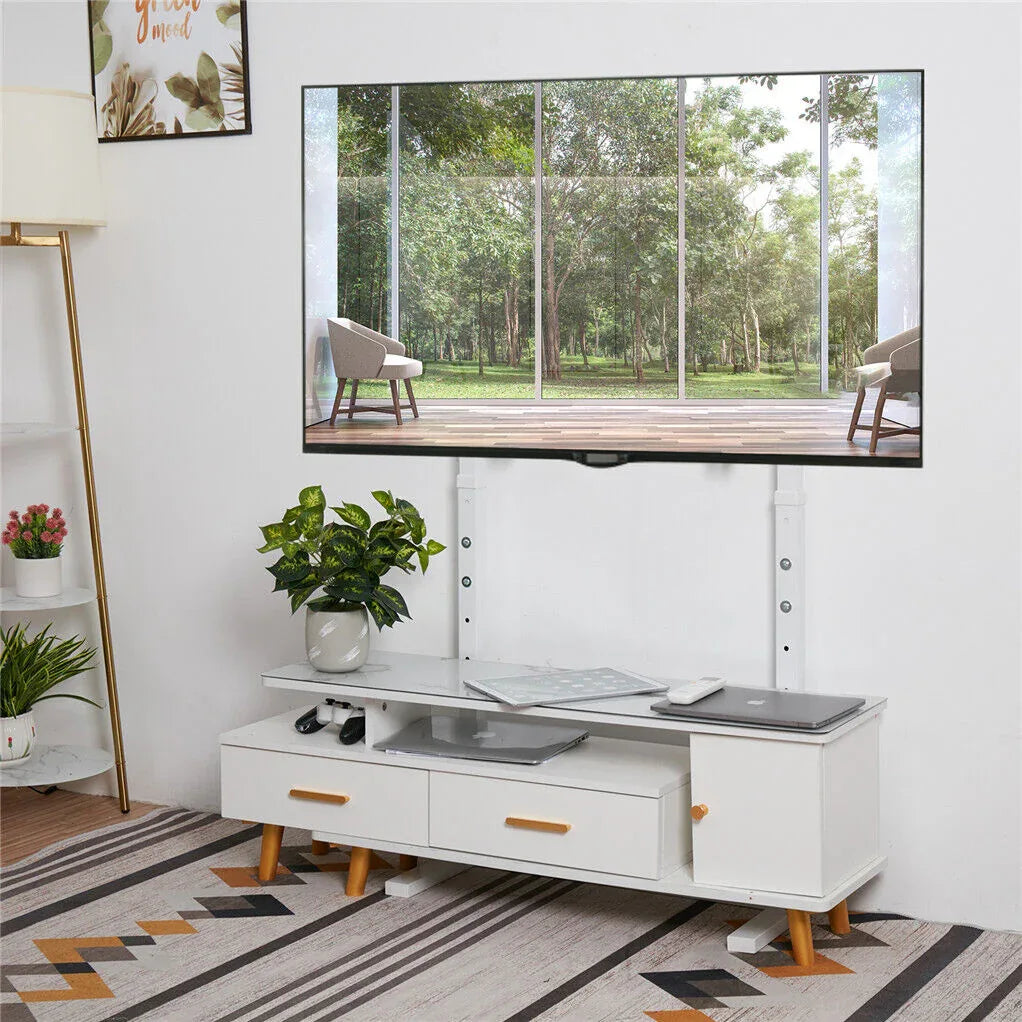 Universal TV Stand Base for 32-100 Adjustable Floor Mount - Mekamart Australia