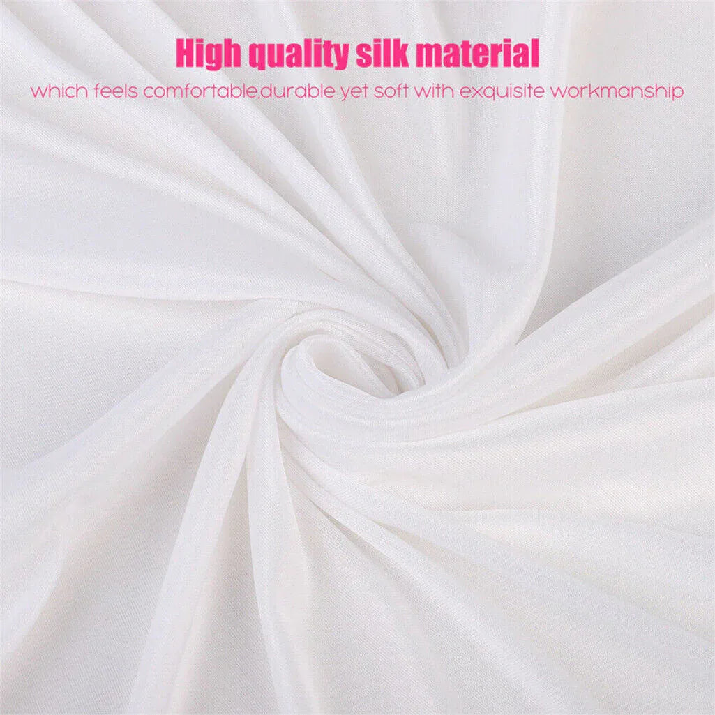 3x3m White Stage Curtain Backdrop - Mekamart Australia