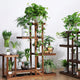 5-Tier Wooden Plant Stand Flower Display Shelf Indoor Outdoor Garden - Mekamart Australia