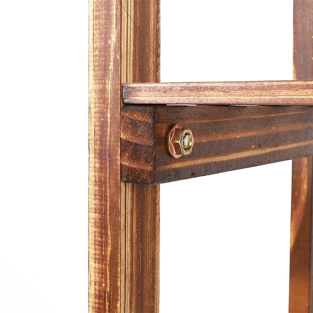 8-Tier Wooden Plant Stand Outdoor Indoor Garden Shelf - Mekamart Australia